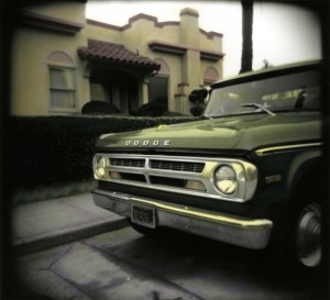 I stalked this Dodge truck in the Seabright neighborhood until it was parked here on a quiet weekday morning.