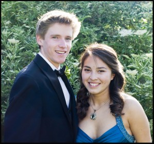 Teresa and Cooper on prom night.