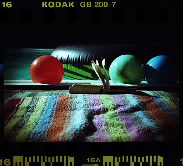 Another Holga 135BC photo with color negative film- unusual for me. Vivid color, dark edges and corners. Fun cameras! 