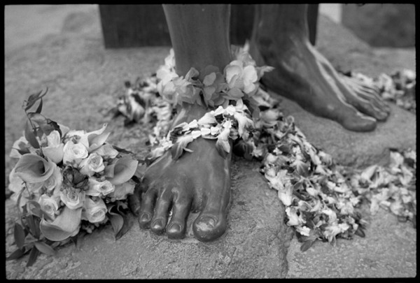 The Duke Kahanamoku statue is probably the most photographed spot in Waikiki. At times people have to wait in line to get a photo of themselves standing in front of Duke's likeness. 