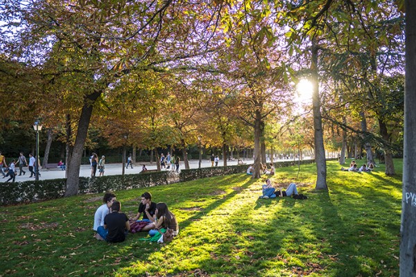 The park is a favorite with Madrilenos. It's the Central Park of Madrid
