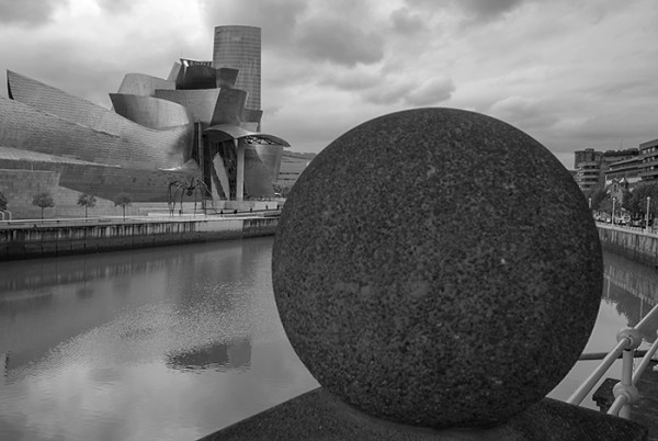 Designed by architect Frank Gehry, seeing the Guggenheim Museum in Bilbao 
