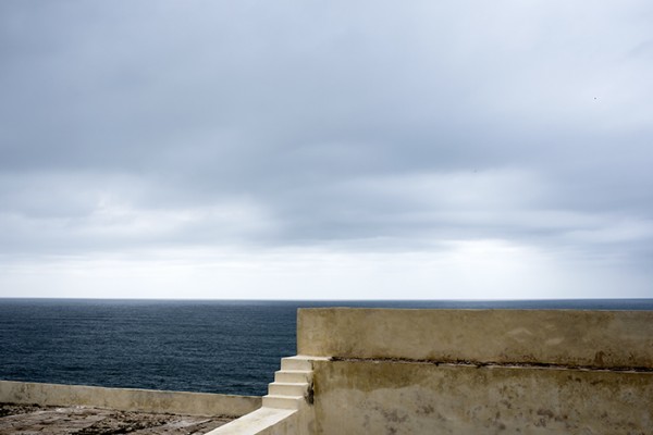 The Horizon and Fortaleza Wall. Fortaleza was where Henry the Navigator set up his school of navigation in the fifteenth century. Some of Portugal's most famous explorers got their training here.