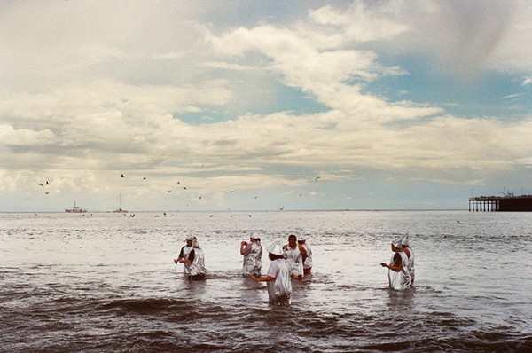 This film was hiding out in one of my cameras. I recently finished up the roll and got it processed. This is one of those "what's going on here" photos. A group of Hersey's Kisses in the Monterey Bay at the end of Feburary.