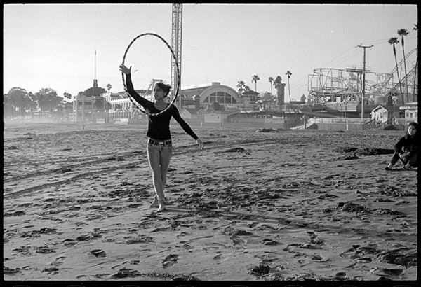 The beach is quiet and the light can be gorgeous. Jasmine from Sonoma, accomplished with the hoop!