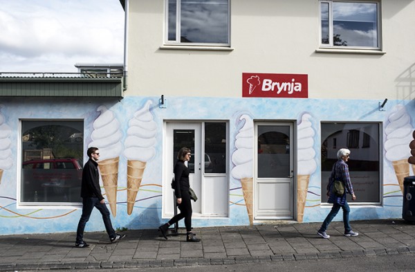 Locals in Akureyri really talked up Brynja ice cream. We made the pilgrimage on a warm sunny afternoon.